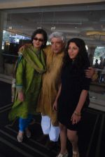 Shabana Azmi, Javed Akhtar, Zoya Akhtar at screen writers assocoation club event in Mumbai on 12th March 2012 (139).JPG